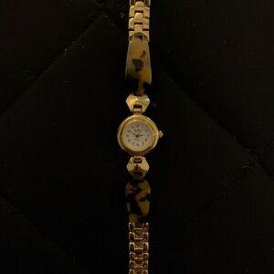 Gold and Tortoise Women's Watch